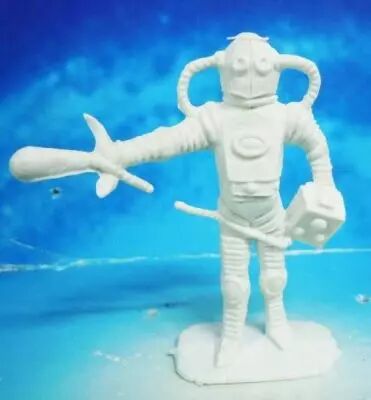 Space Toys - Comansi Plastic Figures - Alien #2 (white)