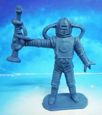 Space Toys - Comansi Plastic Figures - Alien #6 (blue)