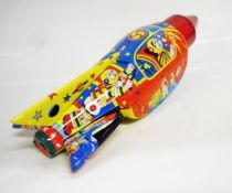 Space Toys - Friction Powered & Sparking Tin Rocket - Space Rocket (Tin Treasures)