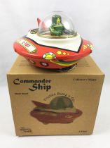 Space Toys - Friction Powered Tin Toy - Commander Ship (Tin Treasures)