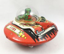 Space Toys - Friction Powered Tin Toy - Commander Ship (Tin Treasures)