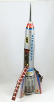 Space Toys - Friction Powered Tin Toy - SkyExpress Rocket MS378