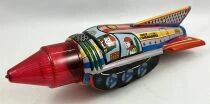 Space Toys - Fus&eacute;e &agrave; friction & Etincelante en T&ocirc;le - Space Rocket II (Tin Treasures) 