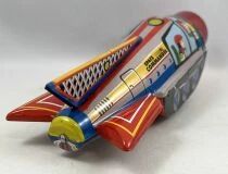 Space Toys - Fus&eacute;e &agrave; friction & Etincelante en T&ocirc;le - Space Rocket II (Tin Treasures) 