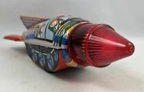Space Toys - Fus&eacute;e &agrave; friction & Etincelante en T&ocirc;le - Space Rocket II (Tin Treasures) 