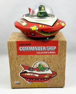 Space Toys - Jouet � Friction en T�le - Commander Ship (Tin Treasures)