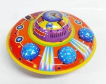 Space Toys - Mechanical Tin Toy - Flying Saucer