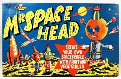 Space Toys - Mr Space Head (Bell Toys & Games 1950\'s)