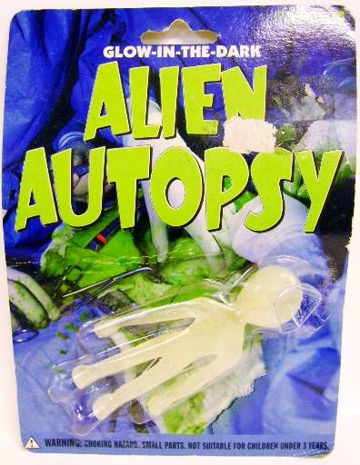 NOS Unbranded ALIEN AUTOPSY Bendy Humanoid Toy Space Martian UFO Brabo Schleich 
