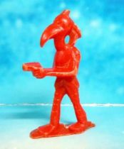 Space Toys - Plastic Figures - Captain Video\'s Alien (red) Lido Toy