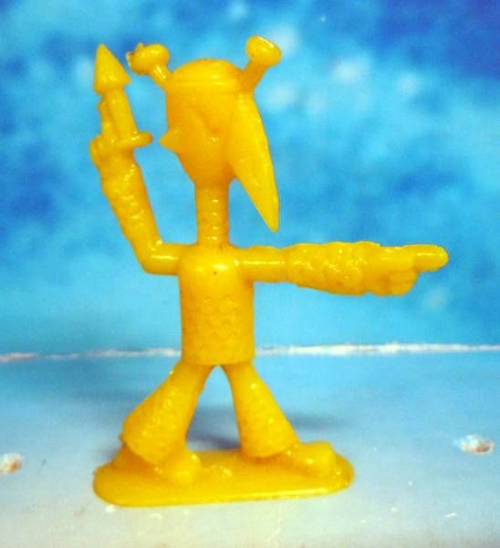 Space Toys Plastic Figures Captain Video's Alien Leader (yellow