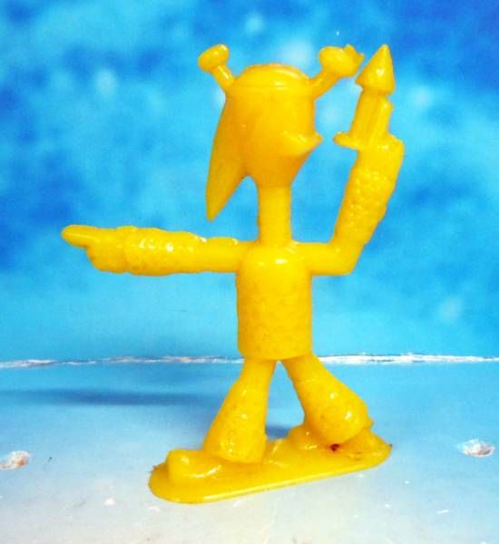 Space Toys Plastic Figures Captain Video's Alien Leader (yellow