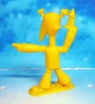 Space Toys - Plastic Figures - Captain Video\\\'s Alien Leader (yellow) Lido Toy