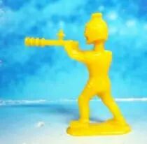 Space Toys - Plastic Figures - Captain Video\'s Spaceman (yellow) Lido Toy