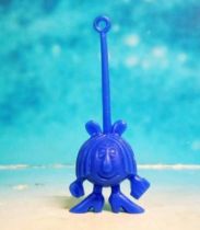 Space Toys - Plastic Figures - Cereal Premium Aliens (woman blue)