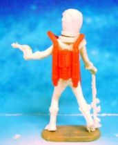 Space Toys - Plastic Figures - Cherilea Spacemen (White & Red) with weapons