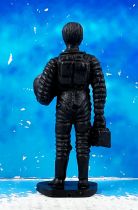 Space Toys - Plastic Figures - Cosmonaut holding helmet in hand (Bonux black color)