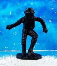 Space Toys - Plastic Figures - Cosmonaut left foot on rock (Bonux black color)