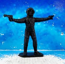 Space Toys - Plastic Figures - Cosmonaut pointing & spacegun (Bonux black color)