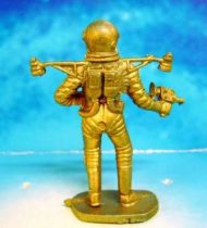 Space Toys - Plastic Figures - Cosmonaut with camera & jet-pack (Bonux gold color)