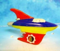 Space Toys - Plastic Figures - Space Rocket X-12 (Red, Blue, Yellow)