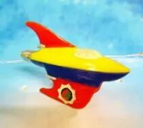 Space Toys - Plastic Figures - Space Rocket X-12 (Red, Yellow, Blue)
