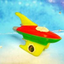 Space Toys - Plastic Figures - Space Rocket X-12 (Yellow, Red, Green)