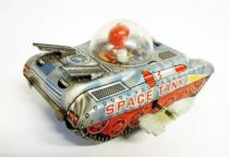 Space Toys - Takatoku Véhicule à remonter en tôle - Space Tank (Japon 1960\'s)