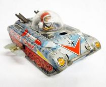 Space Toys - Takatoku Véhicule à remonter en tôle - Space Tank (Japon 1960\'s)