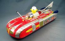 Space Toys - Tin Battery Operated Moon Satellite Car (China 70\'s)