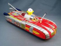 Space Toys - Tin Battery Operated Moon Satellite Car (China 70\'s)