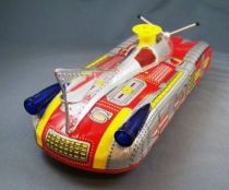 Space Toys - Tin Battery Operated Moon Satellite Car (China 70\'s)
