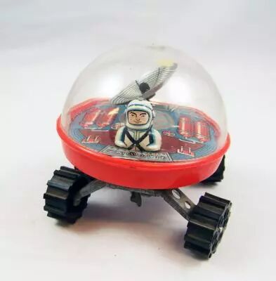 Space Toys - V�hicule � remonter en t�le - Lunar Buggy (Russie 1970\'s) 01