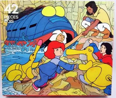 Spartakus and The Sun Beneath the Sea - board game - 42 pieces Wooden Jigsaw Puzzle - Falcon Habourdin Int.