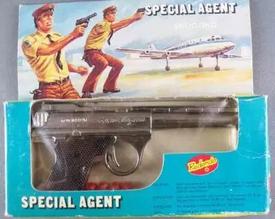Special Agent 44 Auto Magnum Shooting Gun - Redondo R�f 591 Mini-Gun Series M�tal Amorce - Neuf en Boite