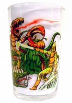 Spectreman - Amora Mustard glass - Spectreman fighting Monsters