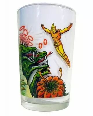 Spectreman - Verre � Moutarde Amora - Spectreman contre le Dragon � 3 T�tes