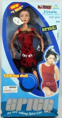 Spice Girls - Poup�e 28cm - Victoria Adams-Beckham \ Posh Spice\  - Toymax 1999