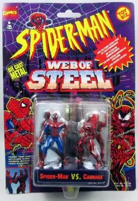 Spider-Man - Animated Serie - Web of Steel 3\  die-cast figures - Spidey vs. Carnage