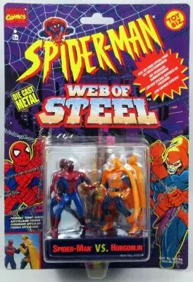 Spider-Man - S�rie Anim�e - Figurines M�tal 7cm Web of Steel - Spidey & Hobgoblin