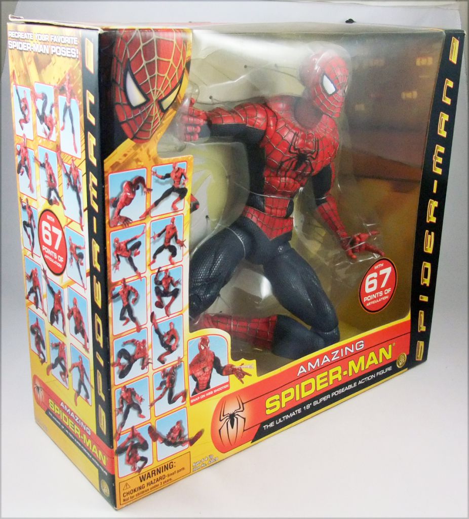 Spider-Man 2 (2004 movie) - Amazing Spider-Man Super Poseable 18