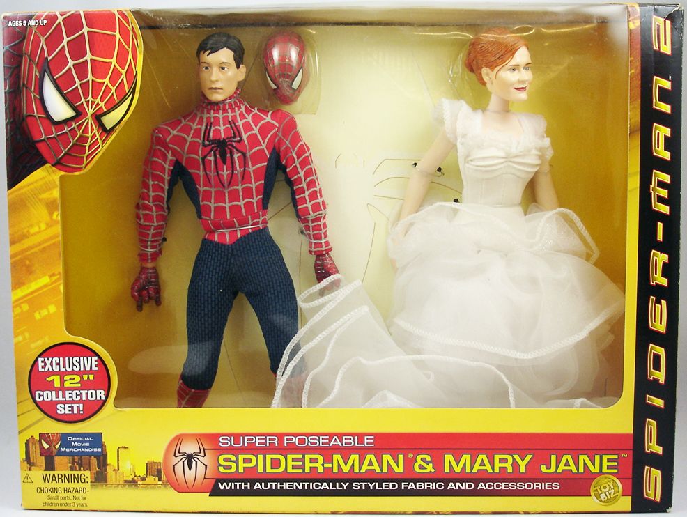 Spider-Man 2 (Film 2004) - Figurines 30cm Peter Parker & Mary Jane