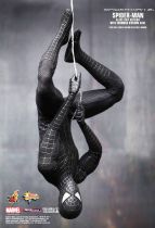 Spider-Man 3 - Black costume Spidey (Tobey Maguire) 12\  figure with Sandman diorama - Hot Toys Sideshow MMS165