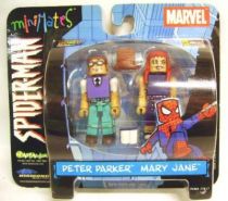 Spiderman - Comics - Art Asylum - Peter Parker & Mary Jane (MiniMates) San Diego Comic Con. Exclusives