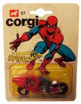 Spiderman - Corgi Junior Ref. 57 - Spidermoto (mint on card)