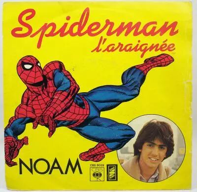 Spiderman l\'araign�e (by Noam) - Mini-LP Record - CBS Records 1979