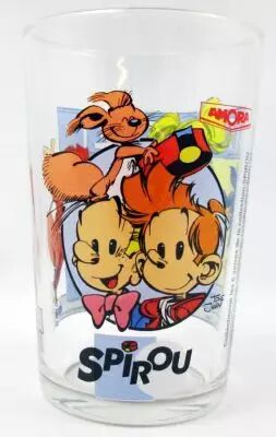 Spirou - Amora Mustard glass - Spirou & Seccotine