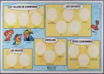 Spirou - Pr�sentoir Carton pour Pins