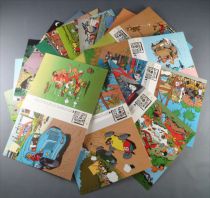 Spirou - Série Complète de 36 Cartes Postales Trésor Journal Franquin 1985