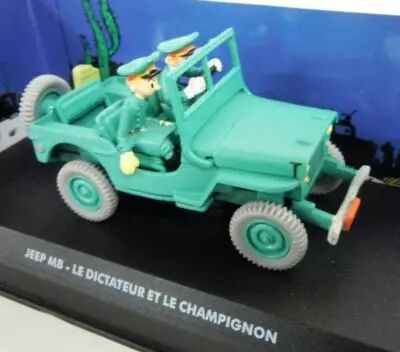Spirou - V�hicule Editions Atlas - La Jeep MB du Dictateur & le Champignon (neuve en boite)